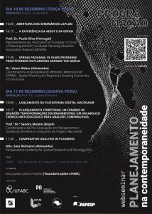 Leia mais sobre o artigo Seminário Planejamento na Contemporaneidade – 2019